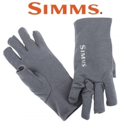 Simms Ultra-Wool Core 3-Finger Liner Carbon