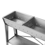 Мангал стационарный Гефест 3мм 895х370х850 Тонар (T-MS-07G)