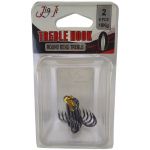 Крючок тройной Jig It Round bend treble hooks, 6 шт/уп. №4
