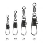 Вертлюги c застежкой Lucky John Pro Series Rolling And Interlock 010 5шт.