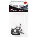 Крючок тройник KOI "Round Treble", размер 1/0 (INT), цвет BN (5 шт.)