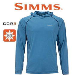 Simms SolarFlex Hoody, Nightfall Heather