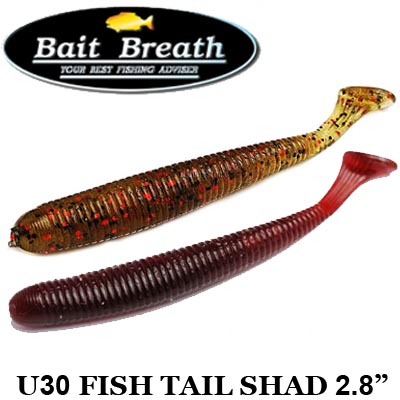 Bait Breath U30 Fish Tail Shad 2.8"