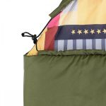 Спальный мешок Nisus Travel 300 (210х70) Hollowfiber зелёный (N-SB-H300-210x70)