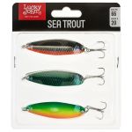 Блесна колеблющаяся Lucky John Sea Trout 66мм/20гр. цвета 002/004/008 3шт. набор