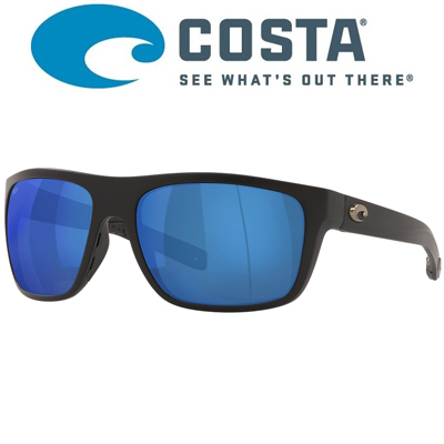 Costa Broadbill 580P Matte Black/Blue Mirror 580P