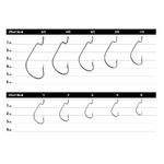 Крючки офсетные Yoshi Onyx Offset Hook 5/0 (BN), BIG EYE WITH SPRING, с пружинкой (упак. 5шт.)