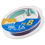 Шнур PE Gosen Roots PEx8 Multicolor 150m #1.2 25LB.