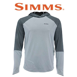 Simms SolarFlex Sport Hoody, Steel Blue