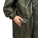 Плащ для охоты и рыбалки СЛЕДОПЫТ, непромокаемый, Taffeta PU 3000, хаки, р. 56-58
