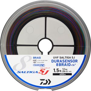 Леска плетеная Daiwa UVF Saltiga SJ Dura Sensor 8Braid +Si² [10m x 5colors] 600m #3 (49lb)