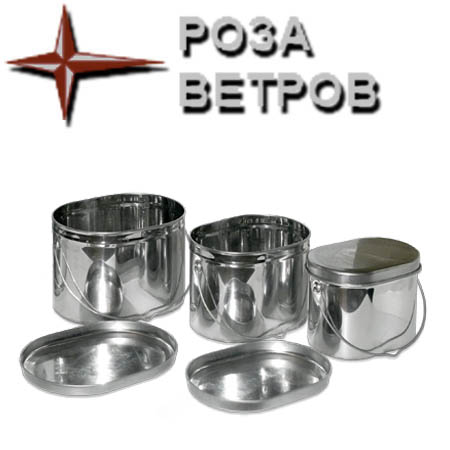 Набор котелков с крышками "матрешка" НКОн-002