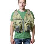 Жилет рыболовный разгрузочный Tramp Angler хаки, S/M