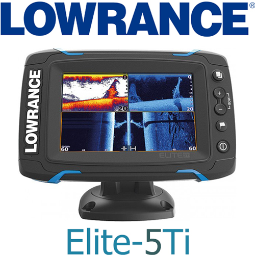 Lowrance Elite-5Ti Mid/High/DownScan