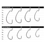 Крючки офсетные Yoshi Onyx Offset Hook Magna HD 2/0 (BN), Big Eye With Spring, с пружинкой (упак. 5шт.)