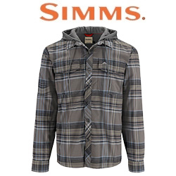 Simms Coldweather Hoody, Gunmetal Neo Plaid