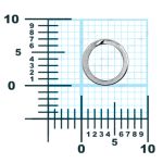 Кольцо заводное Vido Craft Flat Double Ring 7,0*1,0 мм, 10 шт шт/уп VD-FDR-7,0*1,0(10)