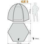 Палатка для зимней рыбалки Maverick ICE 3 (Orange)