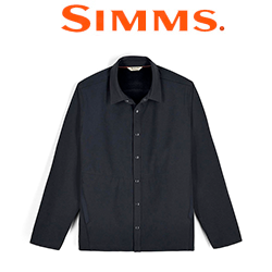 Simms Harbor Shacket, Black