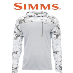 Simms SolarFlex UltraCool Hoody, Cloud Camo Grey