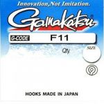 Крючок Gamakatsu F11 Ring Eye N-L №02  (11шт)
