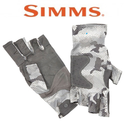 Simms Solarflex Guide Glove, Hex Flo Camo Steel