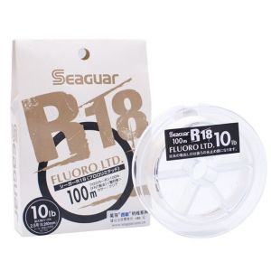 Леска флюорокарбоновая Seaguar R-18 Fluoro LTD 100м #0.4 1.5lb