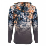 Футболка FHM "Mark Hoodie" V3 Принт серо-оранжевый/серый р-р L