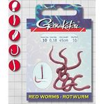 Крючок Gamakatsu BKS-5260Red c поводком №06 (0,22mm 45cm )(10шт)