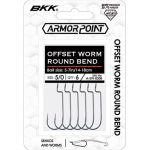Крючок офсетный BKK Offset Worm Round Bend #4/0