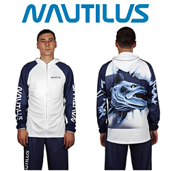 Nautilus Fish White Джерси с капюшоном