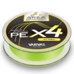 Плетеный шнур Varivas Super Trout Area PE x4 [neo Yellow] 75m #0.15 (4.5lb) (4513498127983)
