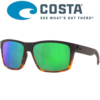 Costa Slack Tide 580 P Matte Black/Green Mirror 580P