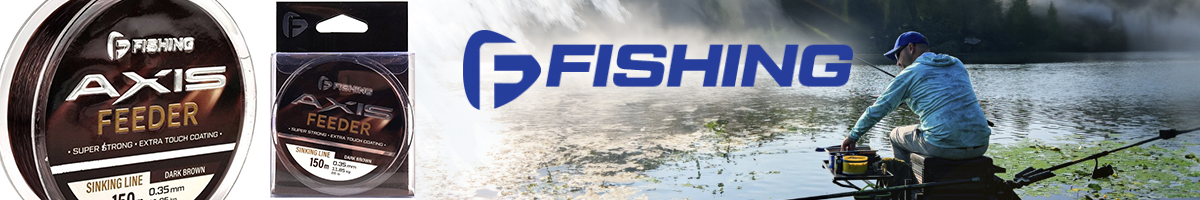 F-Fishing Axis Feeder Line Dark Brown 150m