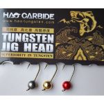 Вольфрамовая джиг-головка HAO CARBIDE на крючке Mustad R50NP-BR #12, 4,0 мм, 0,53 гр. Natural / Gold / M.Red