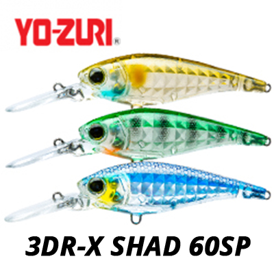 Yo-Zuri 3DR-X Shad 60SP R1438