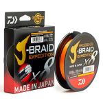 Леска плетёная Daiwa J-Braid Expedition × 8A 150m Orange 60lb/#5.0