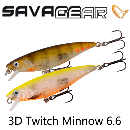 Savage Gear 3D Twitch Minnow 6.6