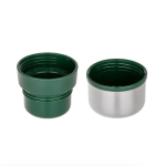 Термос Tonar (HS.TM-058-G) 1200ML с ситечком зеленый (2 крышки-кружки)