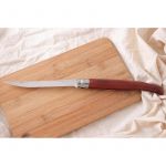 Нож складной филейный Opinel №15 VRI Folding Slim Bubinga (нержавеющая сталь, рукоять бубинга)