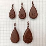 Грузило Капля плоское с вертлюгом Flagman 60г brown 2шт ВР