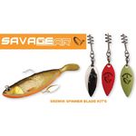 Оснастка Savagear Screwin Spinner Blade Kit L #3 - 3pcs (Silver, Red, Glow) 42279
