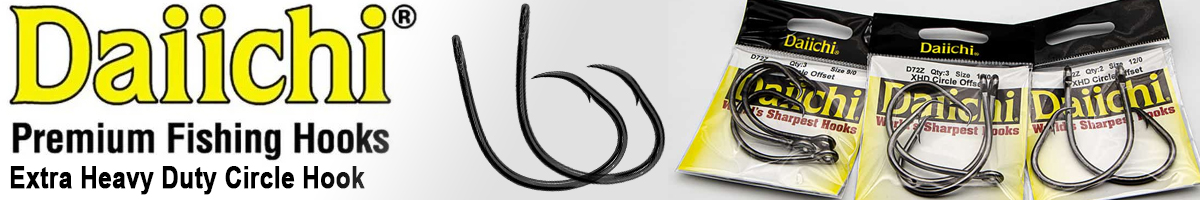 Daiichi Extra Heavy Duty Circle Hook Black Nickle