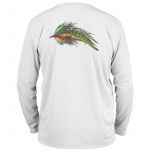 Термофутболка Simms Solar Tech Tee, Muskie Fly Sterling, M