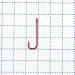 Крючок Koi Round Bend, размер 14 (INT), цвет RED (10 шт.)
