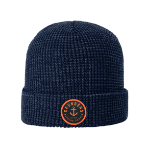 Шапка Grundens Anchor Waffle Beanie, Navy, One Size