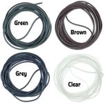 Трубка силиконовая Gardner Covert Silicone Tubing 2m BROWN CSILBT