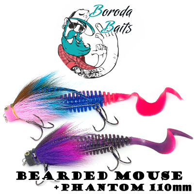 Boroda Baits Bearded Mouse (phantom 110 mm)