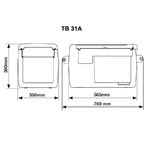 Автохолодильник компрессорный Indel B TB31A (TB031NN700AE)