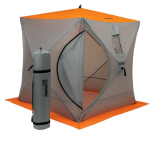 Палатка зимняя Helios Куб 1,8х1,8 orange lumi/gray